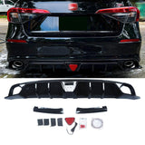 NINTE Rear Diffuser For 2022-2025 Honda Civic 11th Gen Sedan with LED Brake Light and tips