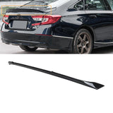 NINTE For 2018-2022 Honda 10th Accord V Type Rear Spoiler Trunk Lip Spoiler Wing ABS Painted