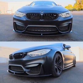NINTE For 2015 - 2020 BMW F80 M3 F82 F83 M4 Front Lip Side Skirts Diffuser Performance ABS Body Kits - NINTE