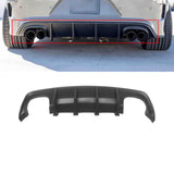NINTE For 2020-2023 Dodge Charger Widebody Quad Exhaust Rear Diffuser Rear Bumper Lip