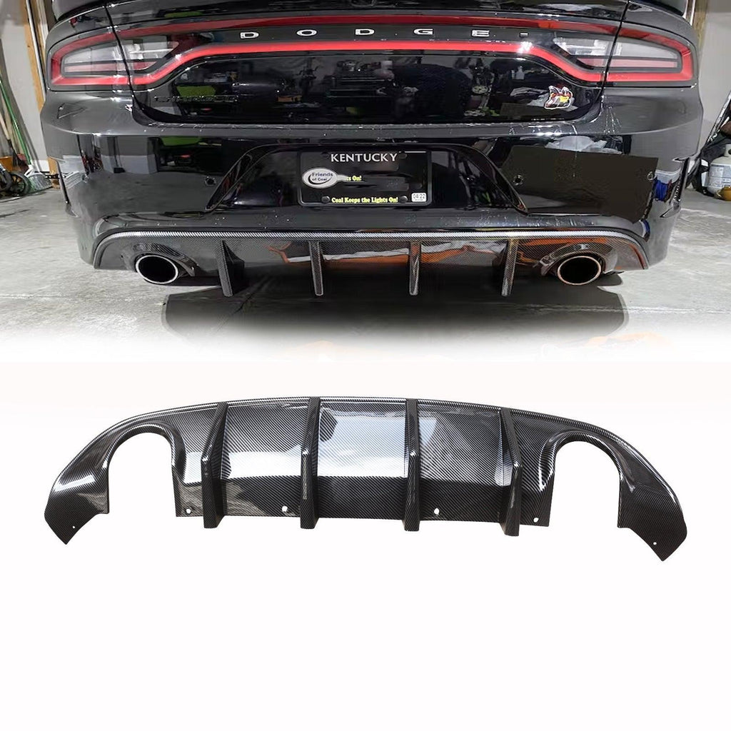 NINTE For 2015 - 2024 Dodge Charger SRT GT Rear Bumper Lip Rear Diffuser - NINTE