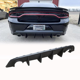 NINTE For 2015 - 2024 Dodge Charger SRT GT Rear Bumper Lip Rear Diffuser - NINTE