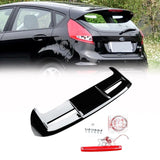 NINTE For 2009-2019 Ford Fiesta Hatchback ST Style Roof Spoiler Rear Window Boot Roof Spoiler Wing Rear Spoiler