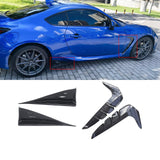 NINTE Side Splitters Vent Covers For 2022 2023 2024 Toyota GR86 Subaru BRZ Front Fender Side Vent