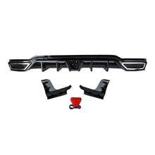 Laden Sie das Bild in den Galerie-Viewer, NINTE Rear Diffuser for 2022 - 2024 11th Honda Civic Hatchback Hybrid ABS Gloss Black Painted Bumper Diffuser Lip Body Kits - NINTE