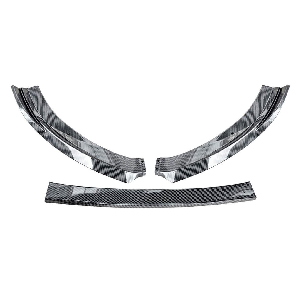 NINTE Front Lip for 2017 - 2019 Audi A3 Base ABS Painted Front Bumper Splitter - NINTE