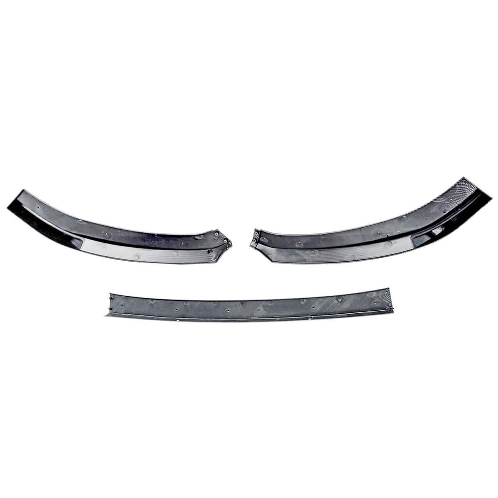NINTE Front Lip for 2017 - 2019 Audi A3 Base ABS Painted Front Bumper Splitter - NINTE