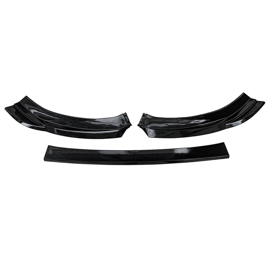 NINTE Front Lip for 2017 - 2019 Audi A3 Base ABS Painted Front Bumper Splitter - NINTE