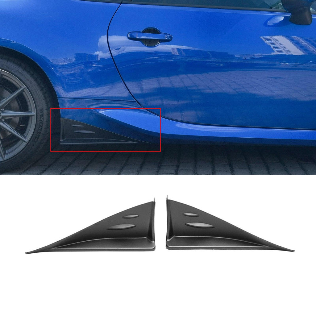 NINTE For 2022 - 2024 Toyota GR86 Subaru BRZ Side Skirts Splitter Winglets Side Splitters Painted ABS - NINTE