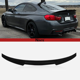 NINTE For 2014 - 2020 BMW 4 Series F32 F82 M4 Coupe 2door Rear Spoiler Trunk Wing Splitter ABS - NINTE
