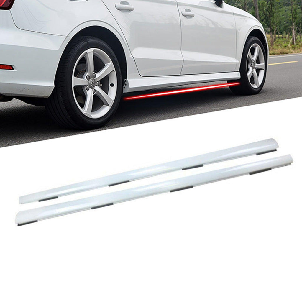 NINTE For 2013 - 2017 Audi A3 Hatchback Side Skirts Side Bottom Extension Lips - NINTE