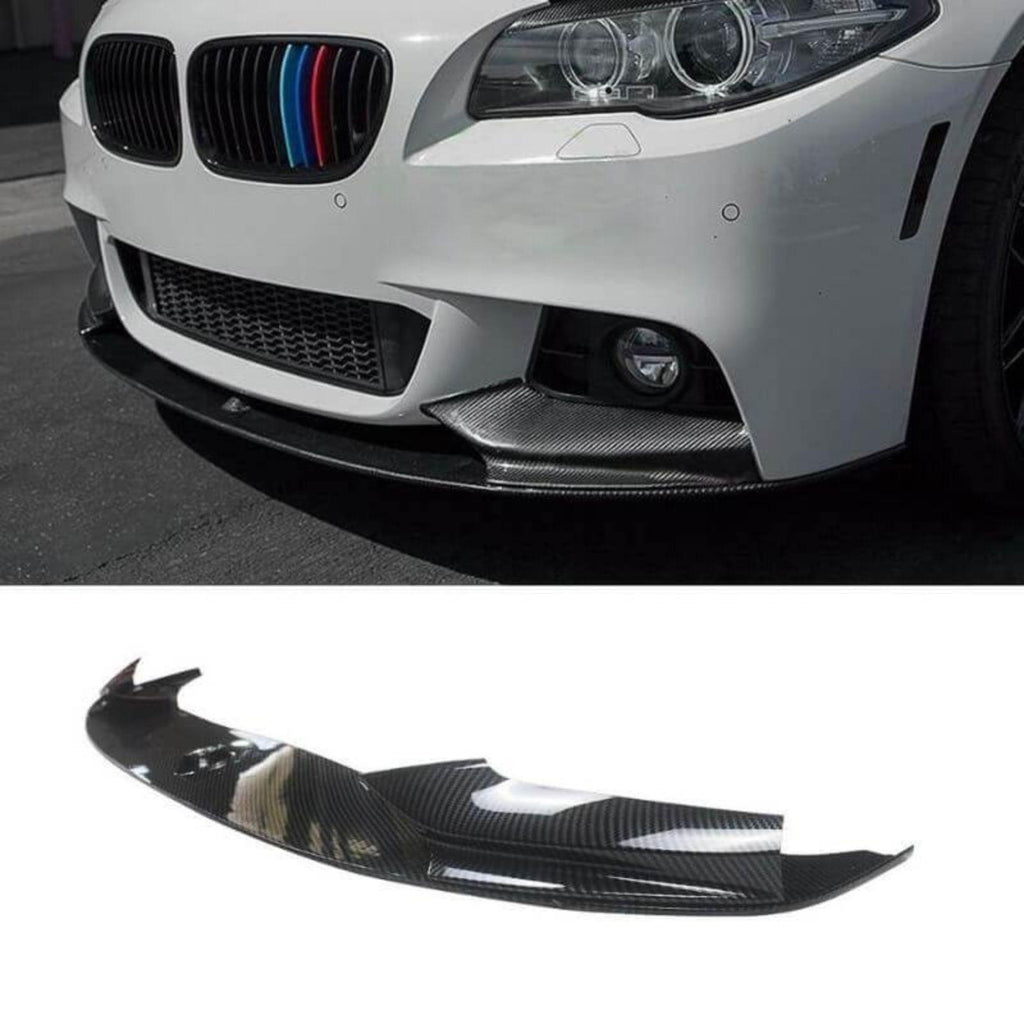 NINTE For 2011 - 2016 BMW 5 Series F10 M Sport Front Lip Bumper Front Lip Splitter Kit - NINTE
