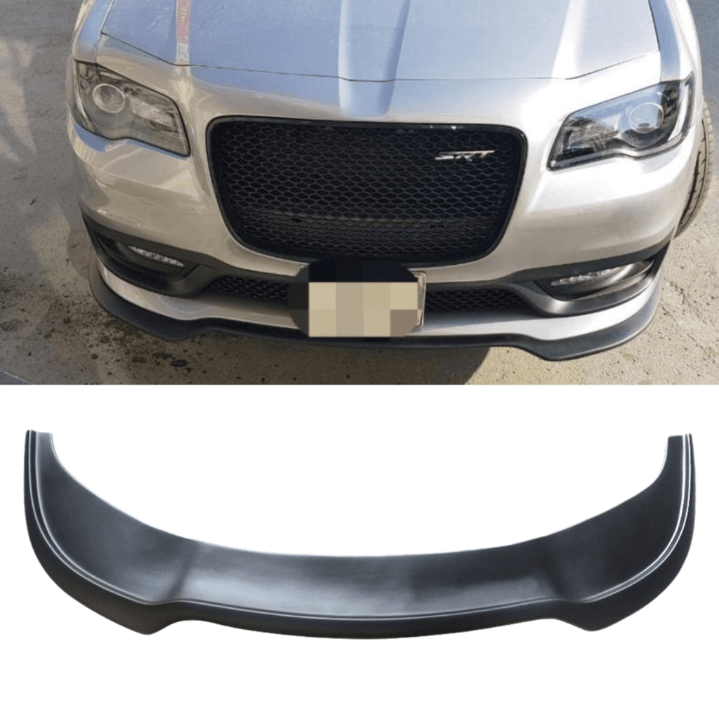 NINTE For 2015 - 2023 Chrysler 300 C S SRT Front lip ABS Painted 1 Piece Style Front Bumper Lip Splitter - NINTE