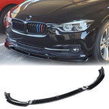 NINTE For 2013-2018 BMW 3 Series F30 NON M-Sport Front Lip Splitter ABS Fits Sportline
