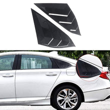 Load image into Gallery viewer, NINTE For 2018 - 2022 Honda Accord 10th 1/4 Quarter Panel Rear Side Window Louver ABS Carbon Fiber Look - NINTE