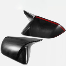 Cargar imagen en el visor de la galería, NINTE Real Carbon Fiber For 2015 - 2024 MUSTANG Side Mirror Covers W/O Led Signal M Style - NINTE