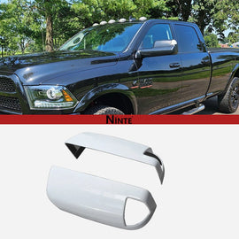 NINTE Mirror Cap For 2008 - 2022 Dodge Ram 1500 Tradesman 2500 3500 Top Half Chrome with Turning Signal - NINTE