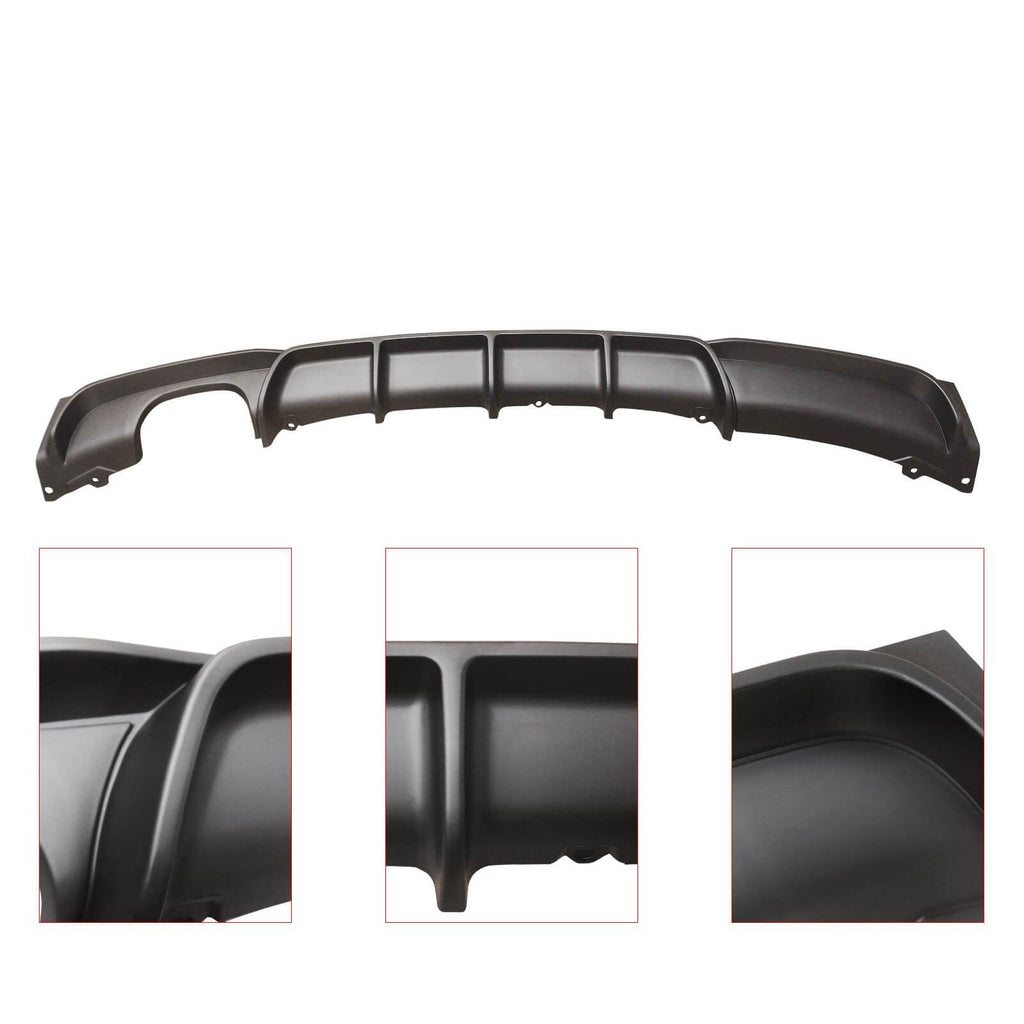NINTE For 2012 - 2019 BMW 3 Series F30 F31 M Sport Bumper 320i 328i Rear Diffuser Only Fit M Sport Model - NINTE