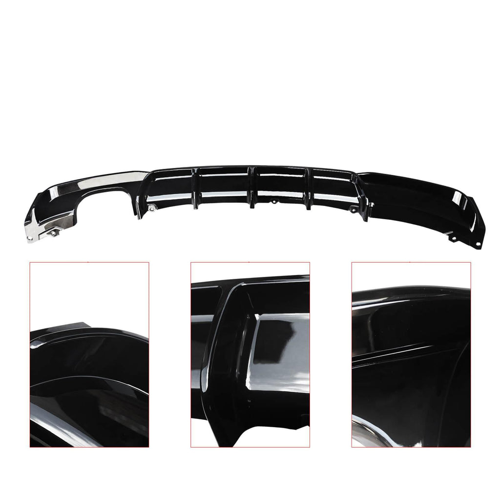 NINTE For 2012 - 2019 BMW 3 Series F30 F31 M Sport Bumper 320i 328i Rear Diffuser Only Fit M Sport Model - NINTE