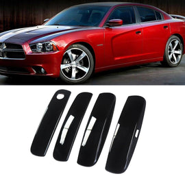 NINTE Door Handle Trim Cover Fit For Dodge Charger 2011 - 2021 2022 2023 Front Rear Left Driver and Right Passenger Side 4pcs Handle Cover Trim - NINTE