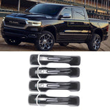 Ninte For 2019-2025 Dodge Ram 1500 Door Handle Cover with 2 Smart Keyholes
