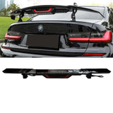 NINTE For Universal Mustang BMW Benz W205 Charger Sedan Lifting Active Spoiler  Automatic Rising High Wing