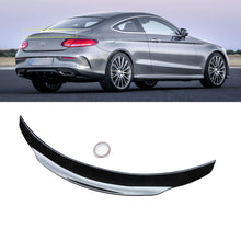 Laden Sie das Bild in den Galerie-Viewer, NINTE For 2017 - 2021 Mercedes Benz W205 2DR Coupe Rear Spoiler Trunk Wing ABS PSM Style - NINTE