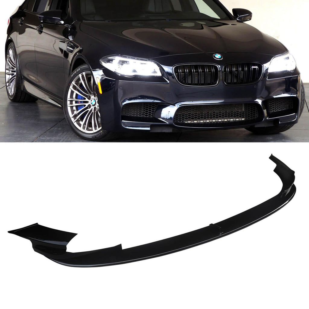 NINTE For 2012 - 2016 BMW F10 M5 5 Series ABS 3 Pieces MP Style Front Bumper Lip Lower Splitter - NINTE