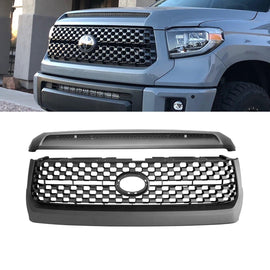 NINTE For 2014 - 2021 Toyota Tundra Front Grill Replacement Hood Bulge Lower Grille - NINTE
