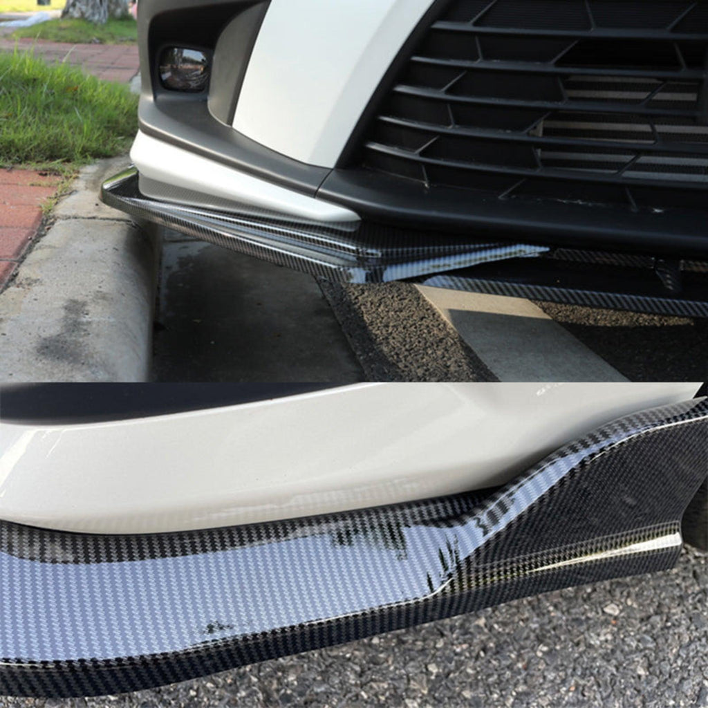 NINTE For 2022 - 2024 11th Honda Civic Front Lip ABS Front Bumper Splitter Body Spoiler - NINTE