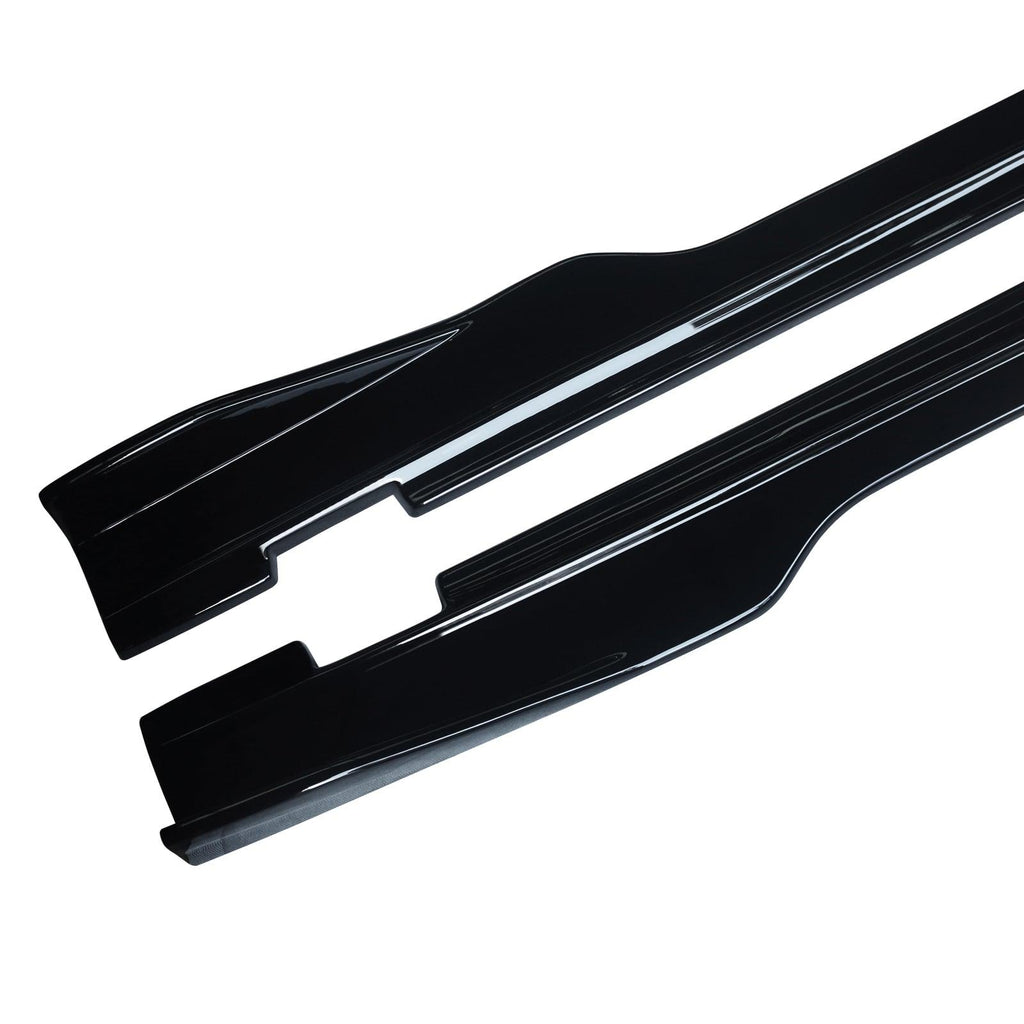 NINTE For 2015 - 2023 Dodge Challenger Side Skirts Rocker Panel Extension Lips Side Splitters - NINTE