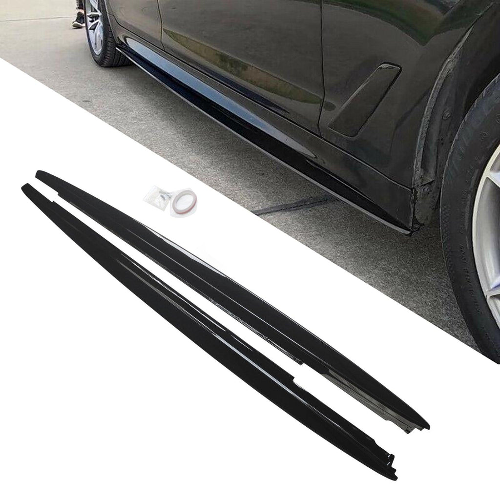 NINTE Side Skirts For 2017 - 2023 BMW 5 Series G30 G31 M Sport 540i Side Skirt Extension - NINTE