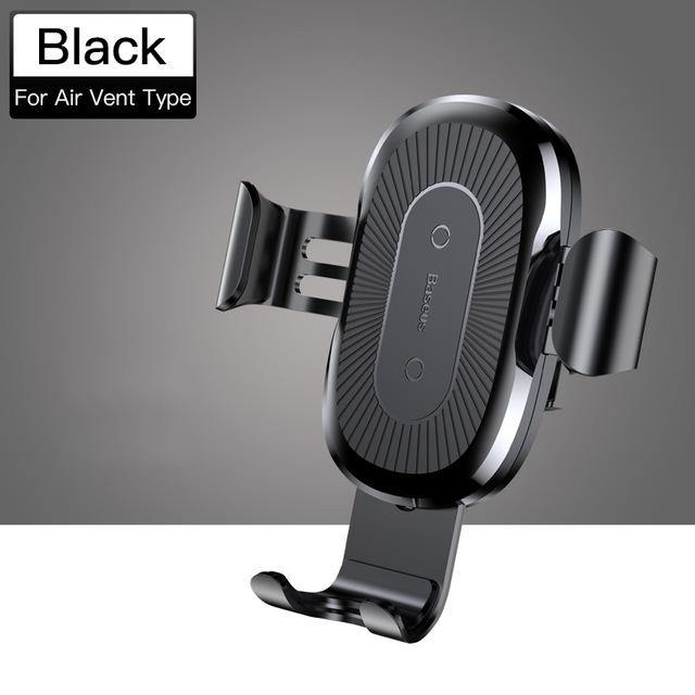 Smart Phone Car Wireless Charger 10W Fast Charging Car Air Vent Mount Phone Holder - NINTE