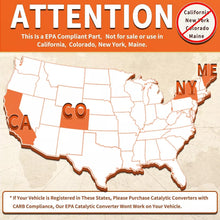 Load image into Gallery viewer, NINTE For 2009 - 2014 Nissan Murano 3.5L Catalytic Converter With Flex Y - Pipe EPA - NINTE