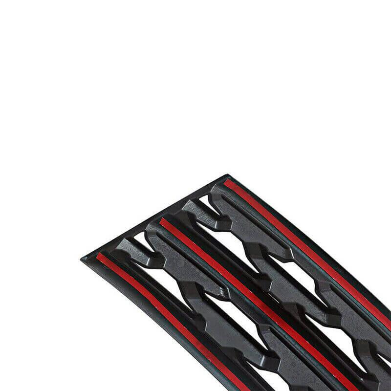 NINTE for 2018 - 2019 Ford Explorer Grill Cover Hood Front Grille Overlay ABS Chrome or Gloss Black - NINTE