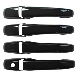 NINTE Door Handle Cover For 2011 - 2021 Jeep Grand Cherokee 11 - 22 Dodge Durange Black No Smt Key Hole - NINTE
