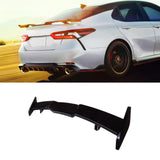 NINTE Rear Spoiler For 2018-2024 Toyota Camry 4DR /2018-2022 Honda Accord Trunk Spoiler Wing  Gloss Black ABS