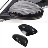 NINTE For 2019-2024 Nissan Altima Rear View Mirror Cover Frame Sequin Panel Trims ABS Stickers