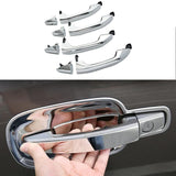 NINTE Door Handle Set Fit for Chevy Silverado 1500 GMC Sierra 1500 2014-2019 Chrome Exterior Door Handles Body Trim Replacement Parts 1500 Silverado Accessories