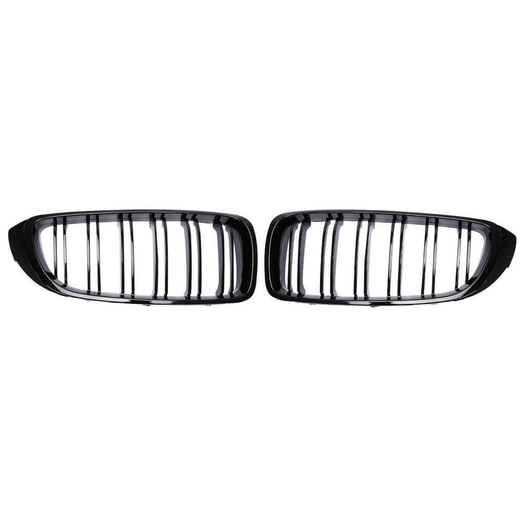 NINTE For 2014 - 2017 BMW 4 Series F32 F33 F36 F82 M4 Grille Dual Slats Grill Replacement - NINTE