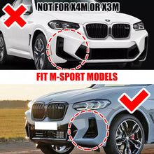 Laden Sie das Bild in den Galerie-Viewer, NINTE Front Lip For 2022 - 2024 LCI BMW G01 G02 X3 X4 M - Sport Front Bumper Splitter - NINTE