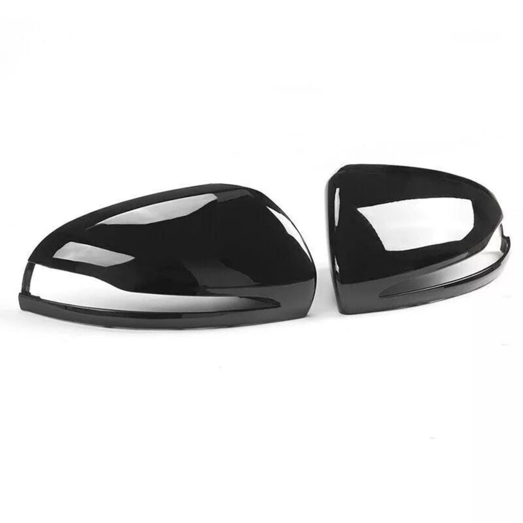 NINTE For 2016 - 2020 Mercedes Benz W205 X253 W213 W222 Mirror Cover Caps Gloss Black 2Pcs - NINTE