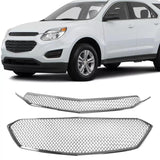 NINTE for 2016 2017 Chevy Equinox Grill Cover ABS Cover Only NON Replacement