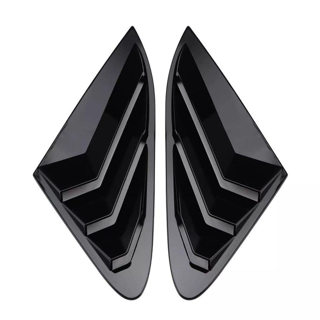 NINTE for 2021 - 2025 Kia K5 GT GT Line Accesories Sport Style Air Vent Cover Rear Side Window Louvers Glossy Black - NINTE