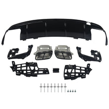 Laden Sie das Bild in den Galerie-Viewer, NINTE Rear Bumper Diffuser Exhaust Tailpipes For 2013 - 2019 Benz W117 CLA200 CLA250 - NINTE