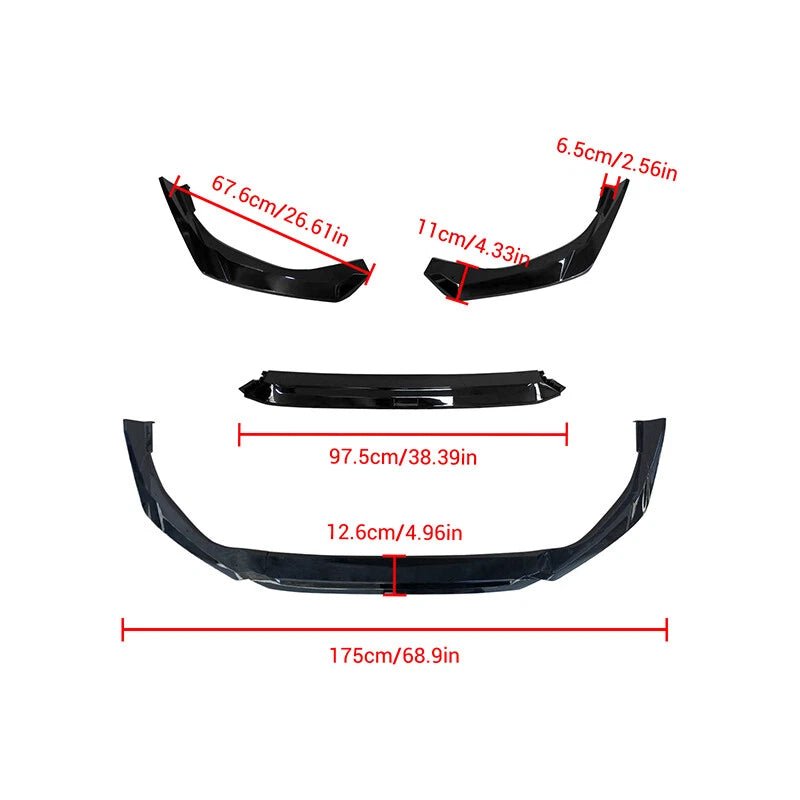 NINTE Yofer Style Front Lip For 2025 11.5th Honda Civic - NINTE