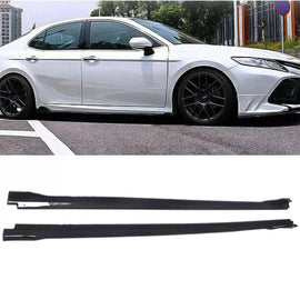 NINTE For 2018 - 2025 Toyota Camry Side Skirts Side Body Extension Lips Rocker Panel - NINTE