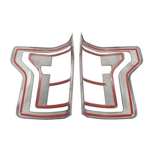 NINTE For 2015 - 2017 Ford F - 150 F150 XL/XLT Truck Tail Light Trim Cover Black Taillight - NINTE