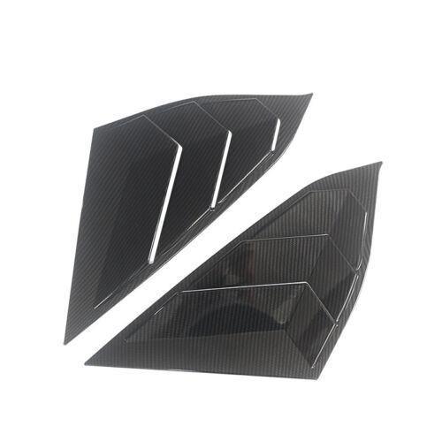 NINTE For 2018 - 2022 Honda Accord 10th 1/4 Quarter Panel Rear Side Window Louver ABS Carbon Fiber Look - NINTE