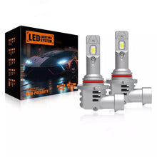 Cargar imagen en el visor de la galería, NINTE Car universal 9005 W/fan plug - in model White LED Headlight High Beam Bulbs 6000K - NINTE